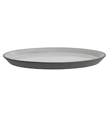 Tortenplatte Steinzeug Schwarz / Weiß