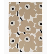 Pieni Unikko Küchenhandtuch 2er-Pack 47 × 70 cm Off-white/Beige/Dunkelblau