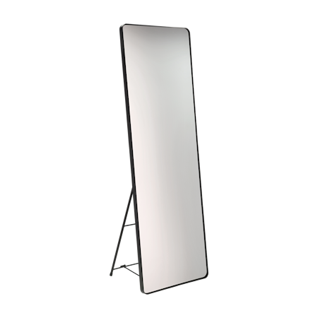 Verdal Spejl 45×140 cm Sort