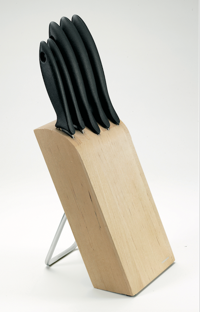 Essential Knife block with 5 knives