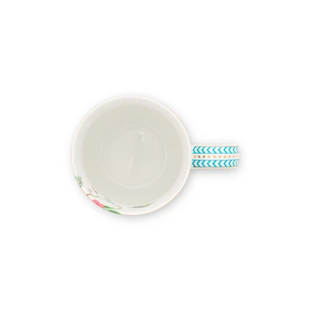 Jolie Liten Mugg Flowers Blue 145ml