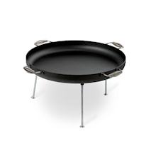 Muurinpohjapannu Ø70 cm Teräs Musta