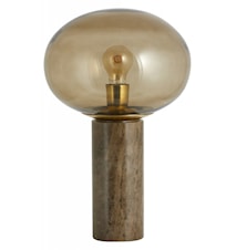 Bes Bordslampa Smoked Med Marmor