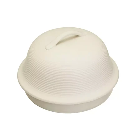 Bageform Cloche Rund Ø30x19 cm Stentøj Crème