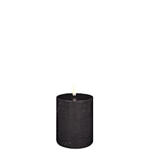 Pillar LED-Kerze 7,8 × 10 cm Schwarz