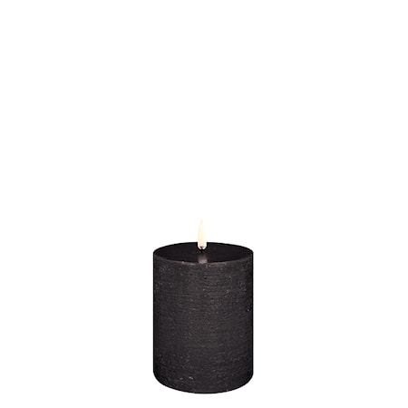 Pillar LED-Pöytäkynttilä 7,8 x 10 cm Musta
