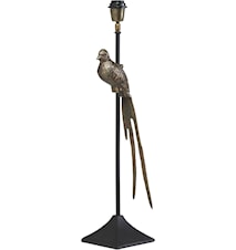 Birdie Lampenfuss Schwarz/Messing 70cm