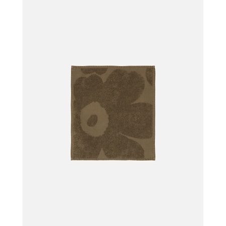 Marimekko Unikko Vieraspyyhe 30 x 30 cm Dark Sand