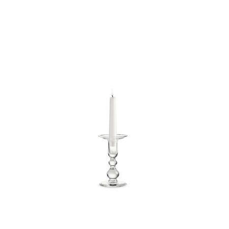 Charlotte Amalie Kynttilänjalka 16 cm Läpinäkyvä