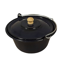 Stew Pot with lid 6L enamelled steel