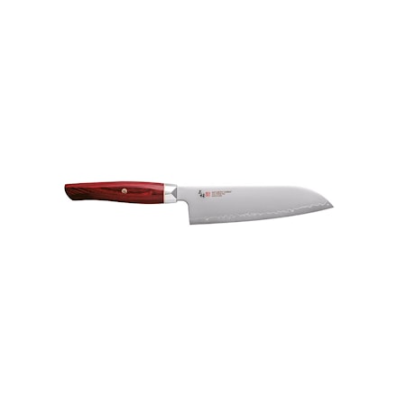 Zanmai/Mcusta Revolution Red Santoku 18 cm