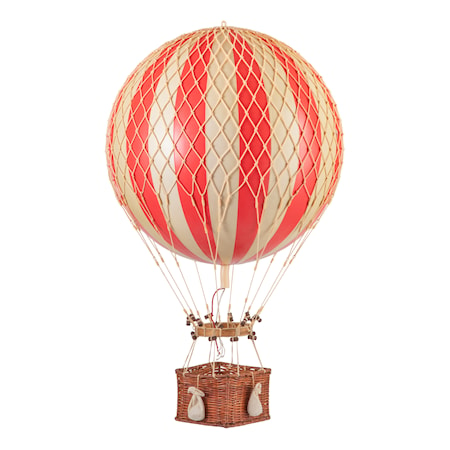 Jules Verne Luftballong 70 cm Röd