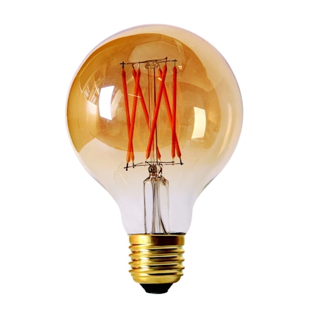 Elect LED Filament Globe Gold 80mm