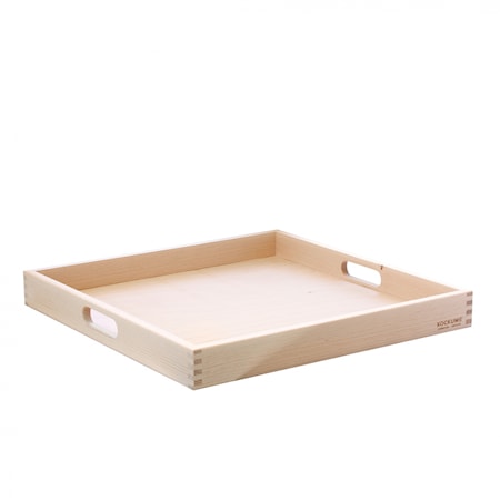 Serveringsbakke 40x40 cm Bøgetræ