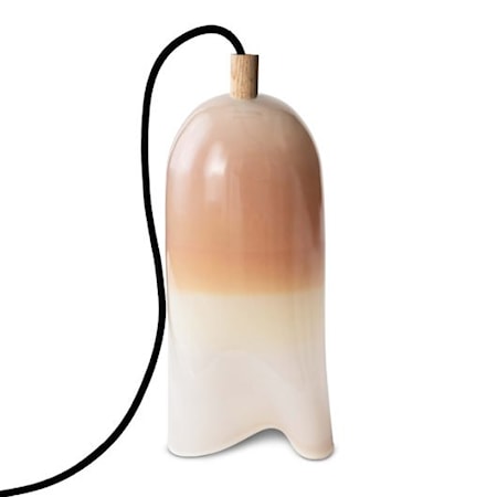 Klem Lampa Stor 37×15 cm Glas Beige