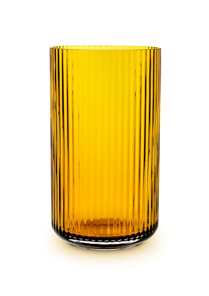 Lyngby Vas Amber Munblåst Glas H25 cm