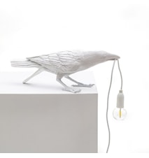 Bird Lamp Playing Hvid