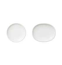 Raami pequeño plato blanco 2 set