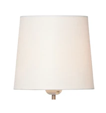 Basic Lige Lampeskærm Hvid 17 cm