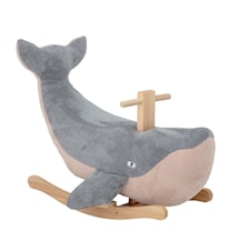 Moby Rocking Toy, Whale, Blue, Polyester
