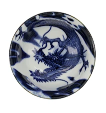 Japonism Dragon Tayo skål 12,7 x 6,8 cm 350 ml, blå