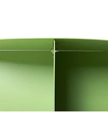 Bord Rundt Metall Fern green