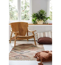Sazu Kuddfodral 45x45 cm Bomull Rostbrun