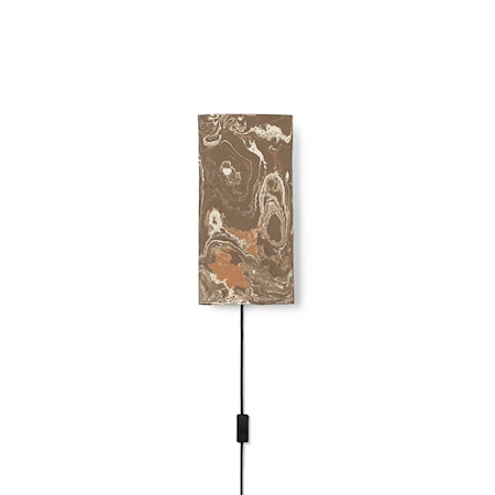 Argilla Vägglampa Rectangular Marmor Mocka