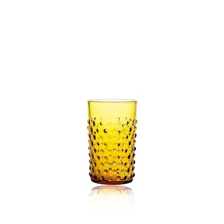 Anna Von Lipa Hobnail Glas Amber