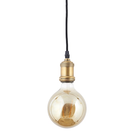 LED Lampe dæmpbar E27 17,5×12,5 cm – Grå