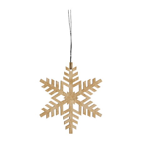 Christmas Tree Decoration Snowflake - Gold