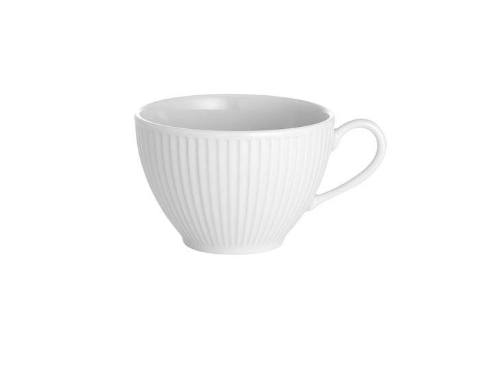 Tasse à café Plissé blanc 29 cl