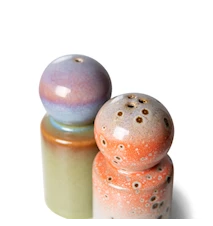 70s ceramics salt- og pepperkar, Asteroids/Peat
