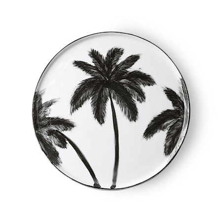 Bold & Basic Ceramics Porslin Tallrik Palms