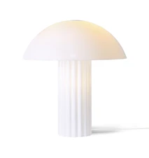 acrylic cupola table lamp white