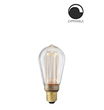 Valonlähde E27 Laser LED Filament Uniterm Kirkas 3,5W