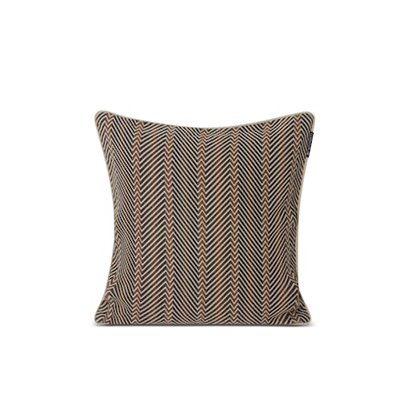 Lexington Printed Kuddfodral 50x50 cm Linne/Bomull Brun