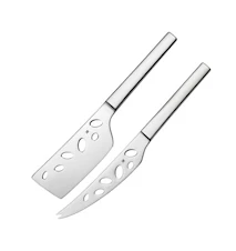 Nuova ostknivset 2 delar blank stål - 24/27,5 cm