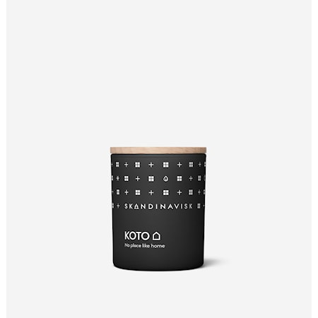 KOTO Mini Doftljus 65g Glas Svart