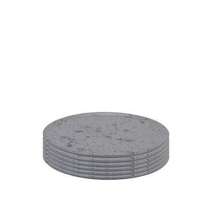 Raw Desserttallerken 20 cm Grå 6-pak