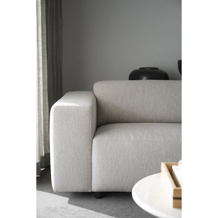 Willard Soffa 3-sits 236 cm Tyg Ljusbeige