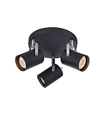Key Taklampa Svart
