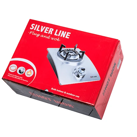 Silverline Wokbrännare 4,5 kW inkl Regulator/Slang SE
