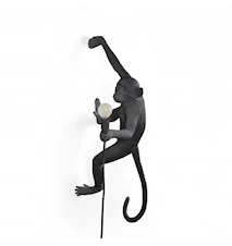 Monkey lámpara exterior colgante derecha negro