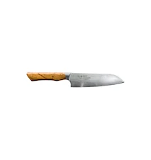 Kaizen kokkekniv Santoku 18 cm, olivenhåndtak