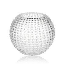 Hobnail Globe Maljakko 24 cm Crystal