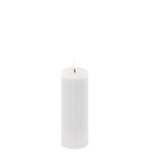 Kubbelys LED riflet 5,8 x 15 cm hvit