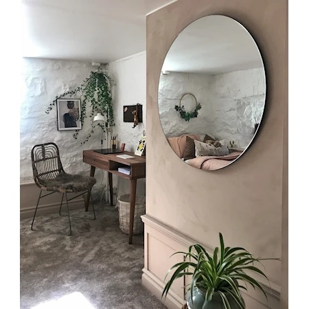 Miroir transparent Ø 110 cm Walls