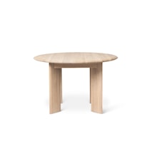 Bevel Table – Round Ø117 – White Oiled