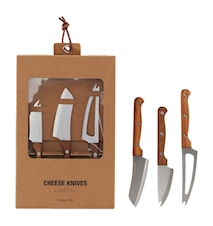 Cheese Knives 3 pieces Stainless Steel